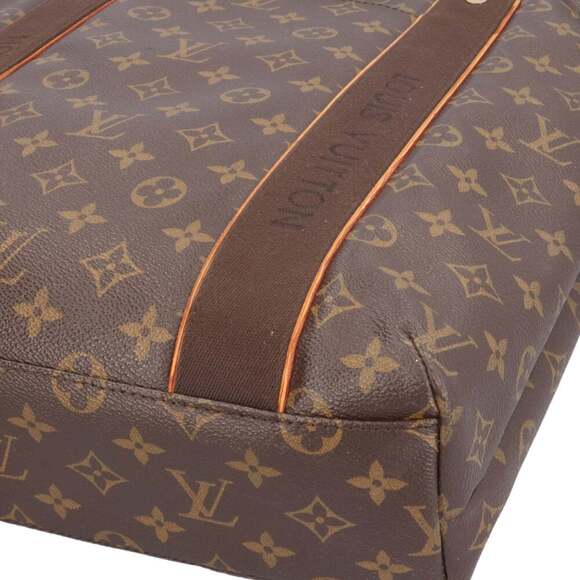 LOUIS VUITTON Brown Monogram Canvas Tote Bag - Picture 11 of 13